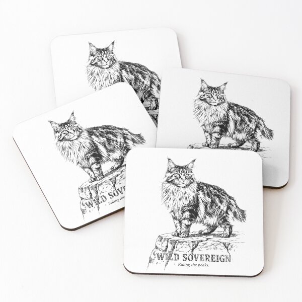 Item preview, The Mountain King - Maine Coon Cat designed and sold by bapupa.
