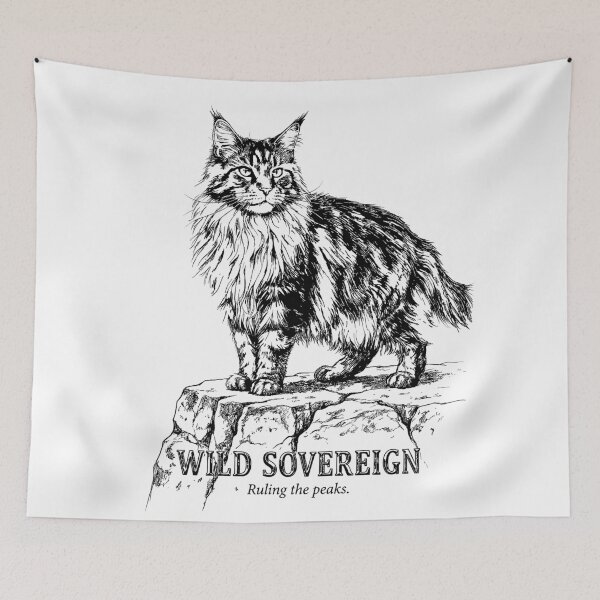 Item preview, The Mountain King - Maine Coon Cat designed and sold by bapupa.