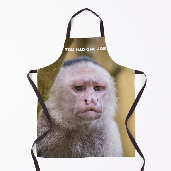 Item preview, You Had One Job Funny Monkey Meme – Relatable Animal Reaction Humor designed and sold by WildFrameNature.