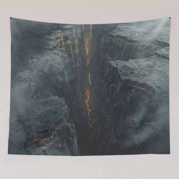 Item preview, Lava Canyon - Cosmic Artwork designed and sold by QuantumDrift.
