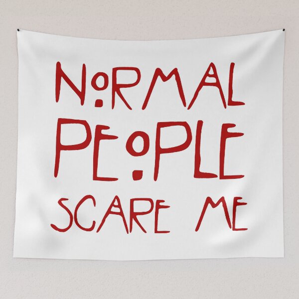 Item preview, Normal People Scare Me designed and sold by Angry Swan Designs.