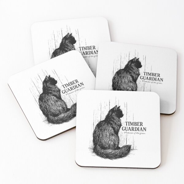 Item preview, The Forest Sentinel - Norwegian Forest Cat designed and sold by bapupa.