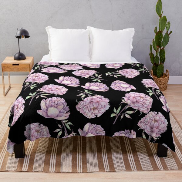 Item preview, Pink Peony Watercolor Floral Set designed and sold by HumanMess.