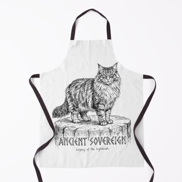 Item preview, The Throne of Stone - Norwegian Forest Cat designed and sold by bapupa.