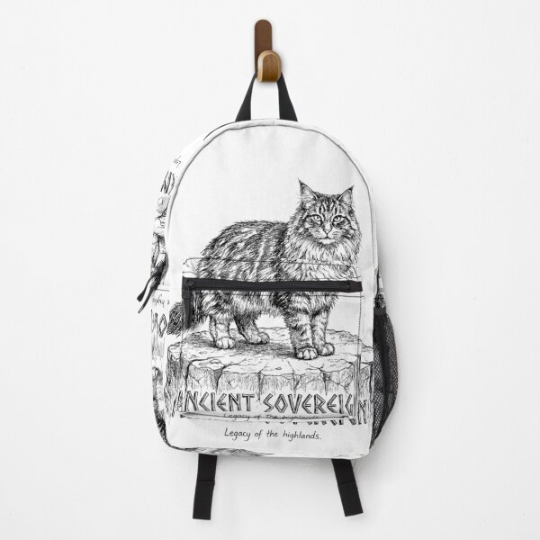 Item preview, The Throne of Stone - Norwegian Forest Cat designed and sold by bapupa.
