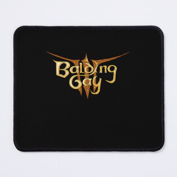 Item preview, Balding Gay (Baldur'S Gate Logo Parody) designed and sold by brookesdavls.