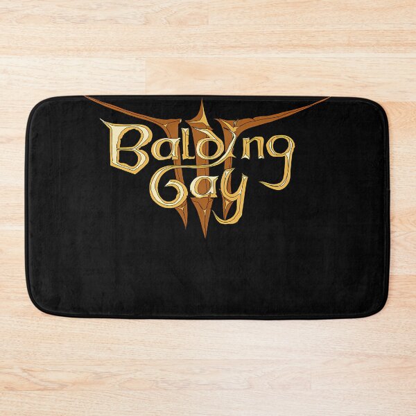 Item preview, Balding Gay (Baldur'S Gate Logo Parody) designed and sold by brookesdavls.