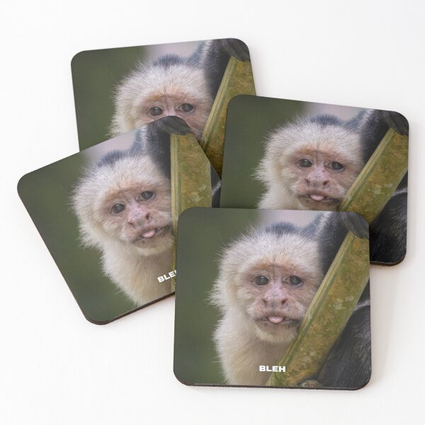 Item preview, Bleh Monkey Meme – Funny Mood Reaction Animal Face designed and sold by WildFrameNature.