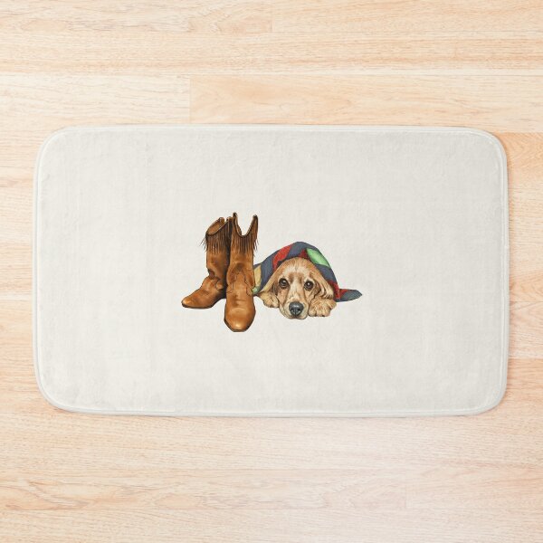 Item preview, Western Boots With Dog Under Blanket, Cocker Spaniel designed and sold by JoyfulWhimsy.