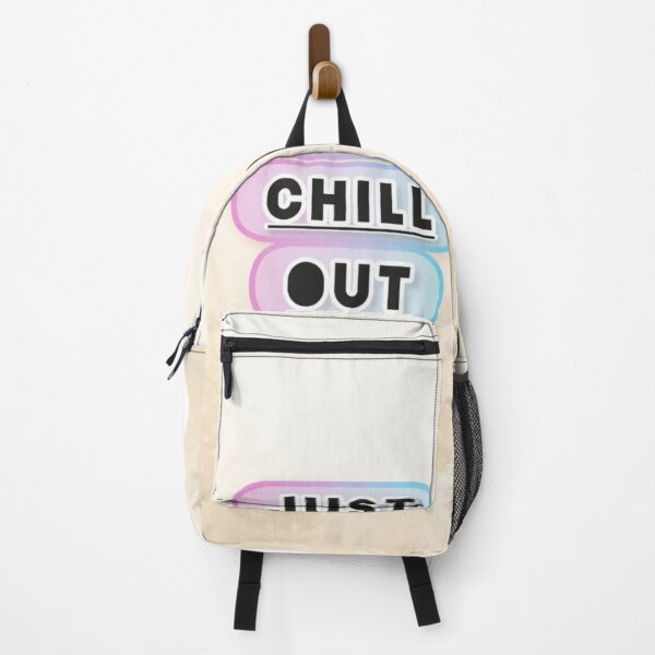 Item preview, Just Chill Out – Minimal Calm Typography Design designed and sold by ArtoryNest.