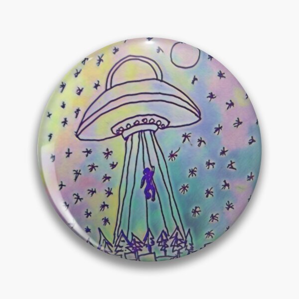 Item preview, aliens at campsite designed and sold by LittleGoblinBoy.