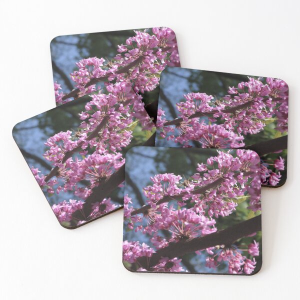 Item preview, Busy Bees on Pink Wildflowers Macro designed and sold by vikko-art.