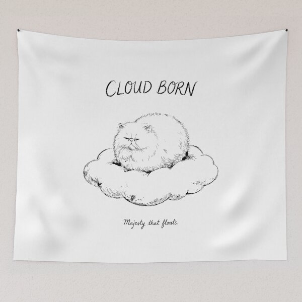 Item preview, Nacido en la nube - Gato persa designed and sold by bapupa.