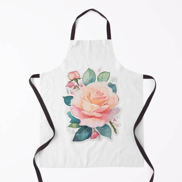 Item preview, Soft Pastel Rose Floral Illustration – Vintage Aesthetic Flower Art Sticker designed and sold by WorkVibe Studio.