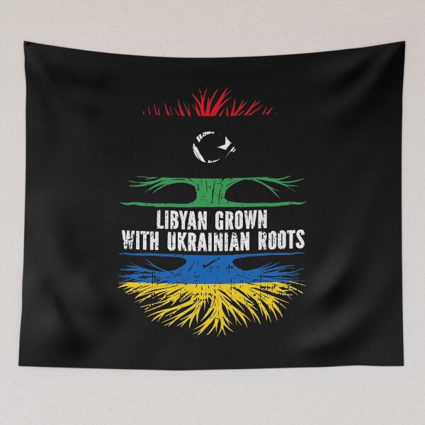 Item preview, Libyan Grown with Ukrainian Roots designed and sold by CosmoKitsch.