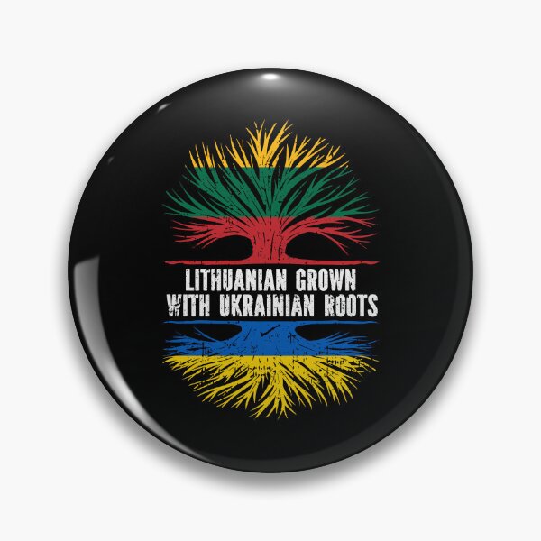 Item preview, Lithuanian Grown with Ukrainian Roots designed and sold by CosmoKitsch.