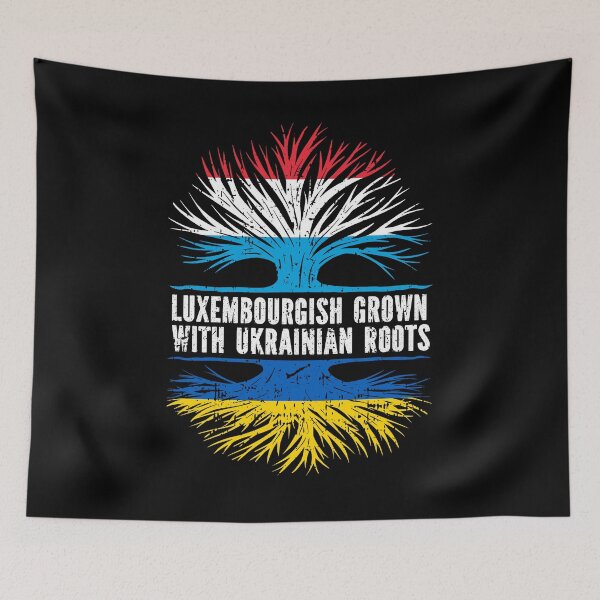 Item preview, Luxembourgish Grown with Ukrainian Roots  designed and sold by CosmoKitsch.