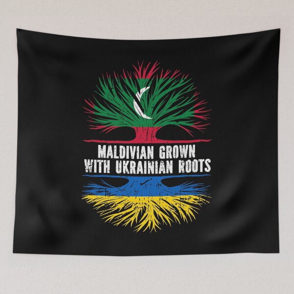 Item preview, Maldivian Grown with Ukrainian Roots  designed and sold by CosmoKitsch.