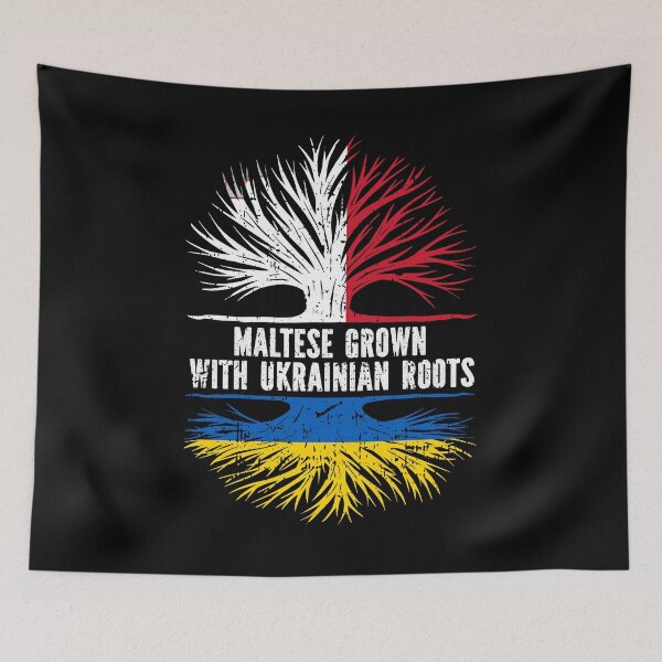 Item preview, Maltese Grown with Ukrainian Roots  designed and sold by CosmoKitsch.