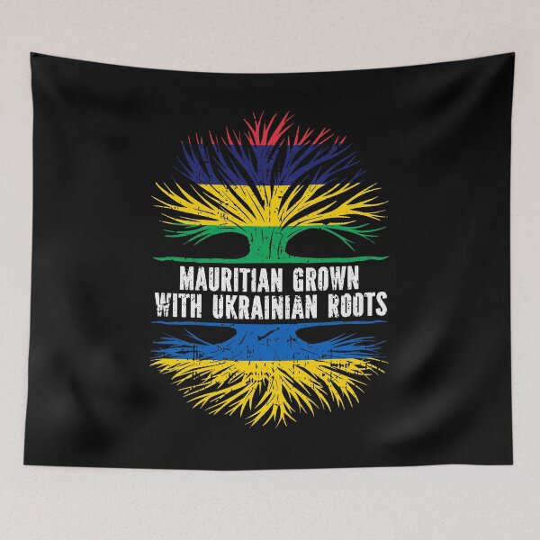 Item preview, Mauritian Grown with Ukrainian Roots designed and sold by CosmoKitsch.