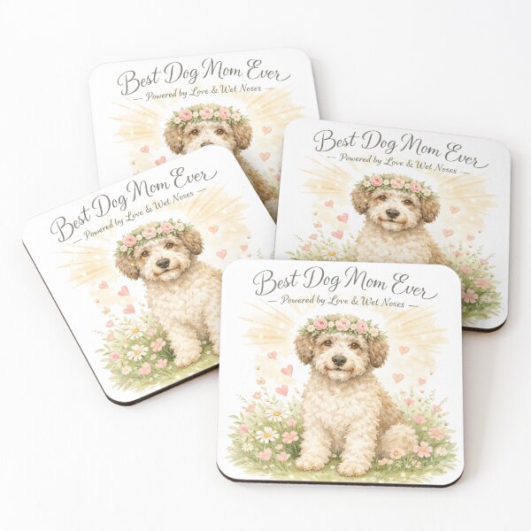 Item preview, Lagotto Romagnolo Dog Mom Mothers Day Gift Floral Design designed and sold by PawMuse Studio.