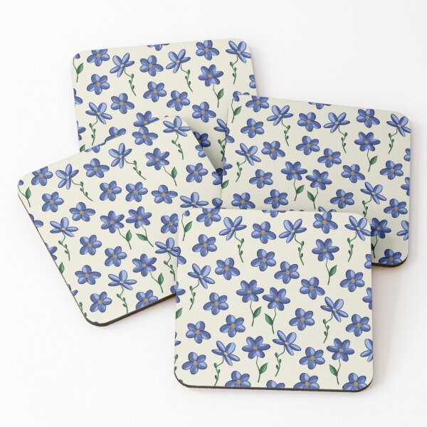Item preview, Blue Floral Seamless Pattern With Cute Hand Drawn Flowers designed and sold by EL-Lebedenko.
