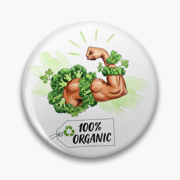 Item preview, Vegan Strength Broccoli Muscle Plant Based Power Design designed and sold by Maryna_Reine.