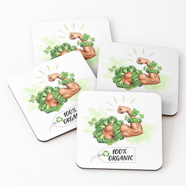Item preview, Vegan Strength Broccoli Muscle Plant Based Power Design designed and sold by Maryna_Reine.