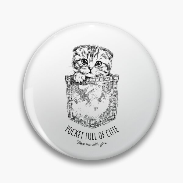 Item preview, Pocket Full of Cute - Scottish Fold Cat designed and sold by bapupa.