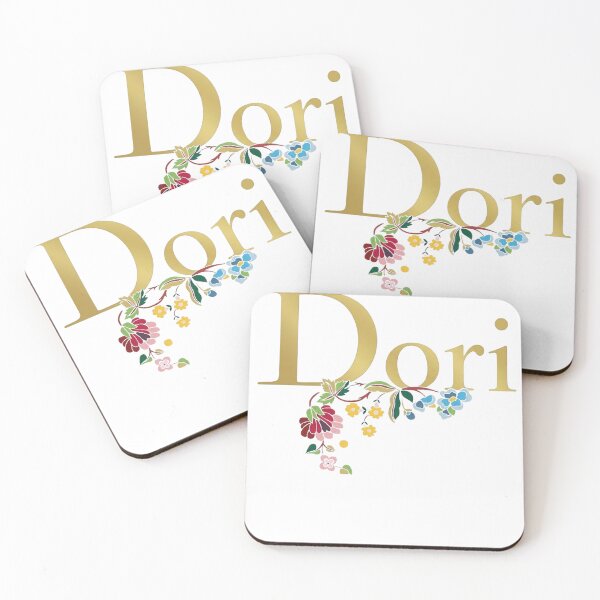 Item preview, Dori Gold Lettering & Wildflower Embroidery Aesthetic designed and sold by artsdylan.