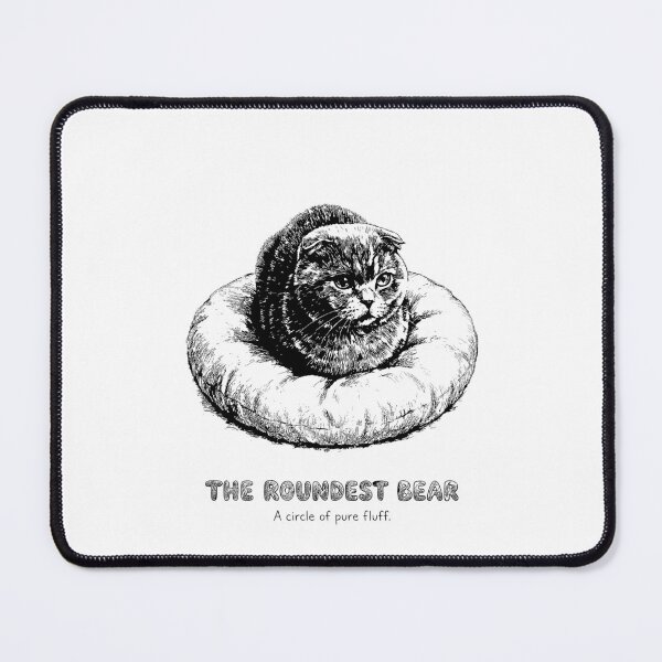Item preview, The Roundest Bear - Scottish Fold Cat designed and sold by bapupa.