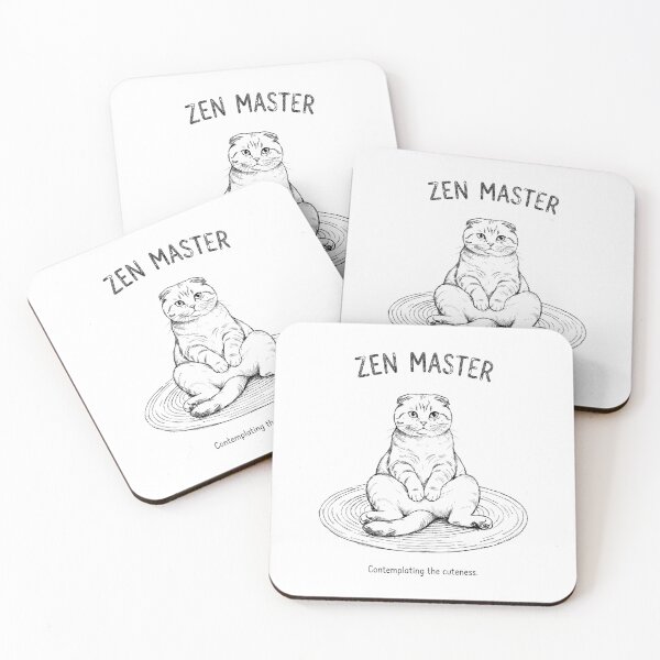 Item preview, Zen Master Fold - Scottish Fold Cat designed and sold by bapupa.