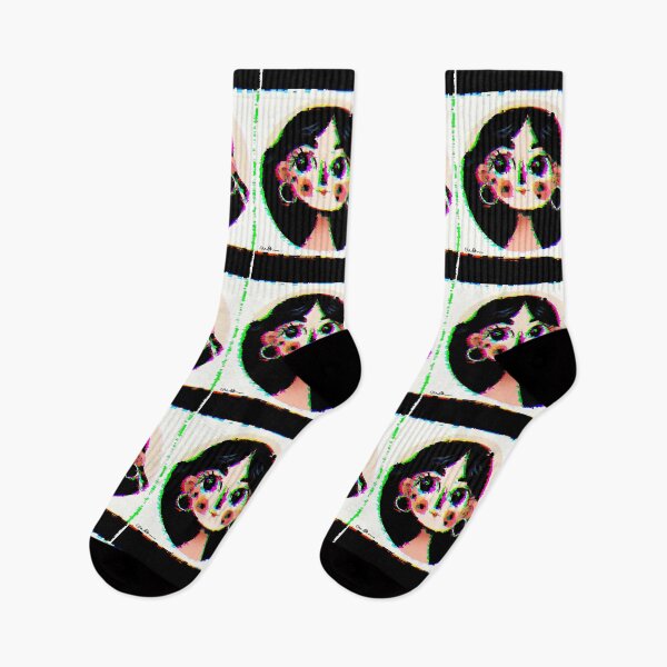 Item preview, Glitch Portrait in Neon Colors designed and sold by EvaArtHome.