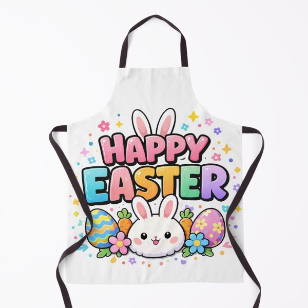 Item preview, Happy Easter Cute Bunny Pastel Kawaii Spring Design designed and sold by MoosElkPL.