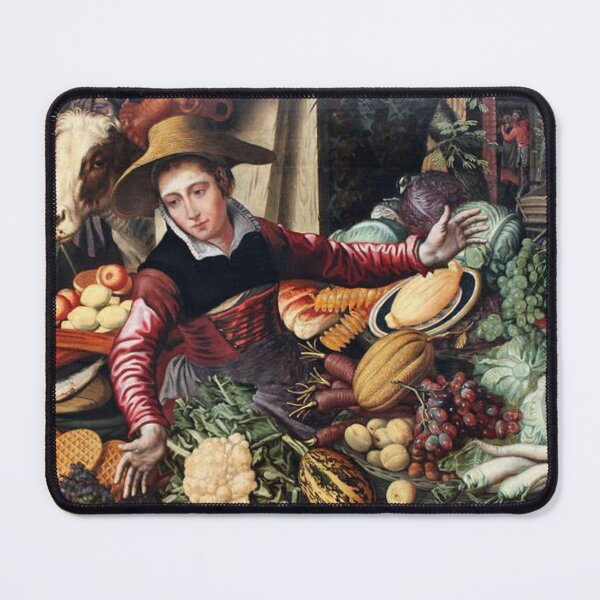 Item preview, Market woman at a vegetable stand designed and sold by SharonTheFirst.