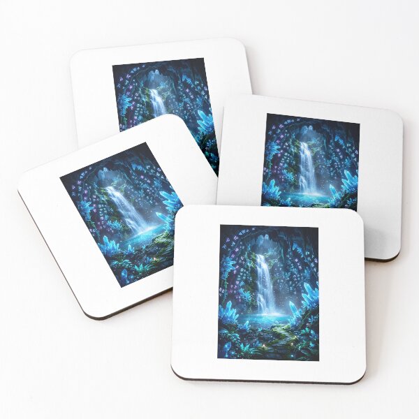 Item preview, Magical Crystal Cavern and Secret Waterfall Sanctuary designed and sold by Vista Atelier.