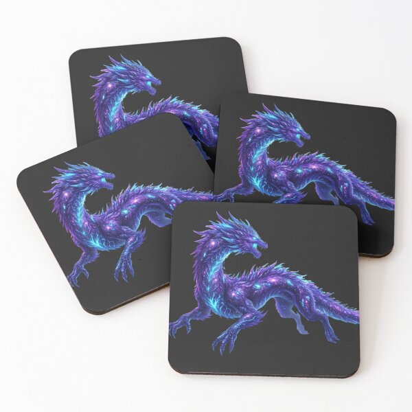 Item preview, Cosmic Neon Monster Dragon designed and sold by Nika Art Studio.