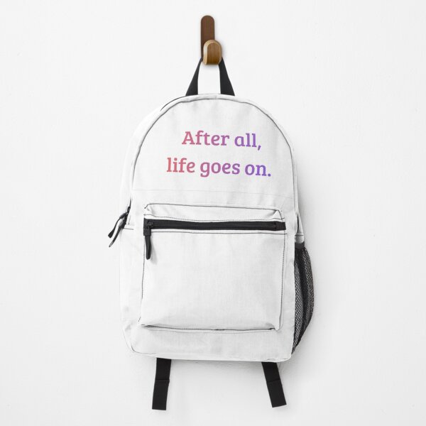 Item preview, After All, Life Goes On – Motivational Quote Typography designed and sold by iccdesignsshop.