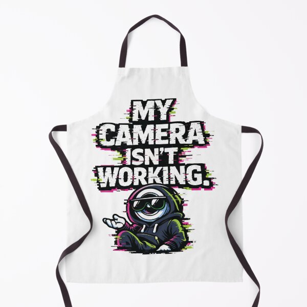 Item preview, My Camera Isn't Working | Funny Remote Work – Sarcastic Gift for WFH Professionals – Glitch Art Graphic designed and sold by avinigav.