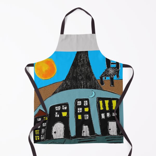 Artikelvorschau, City Under the Chair – A Silent Evening” entworfen und verkauft von EvaArtHome.