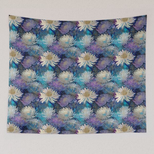 Item preview, Whimsical Chrysanthemums  designed and sold by ParisBach.