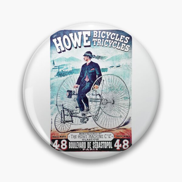 Item preview, Howe Bicycles Tricycles, Vintage Parisien Poster designed and sold by JonDelorme.