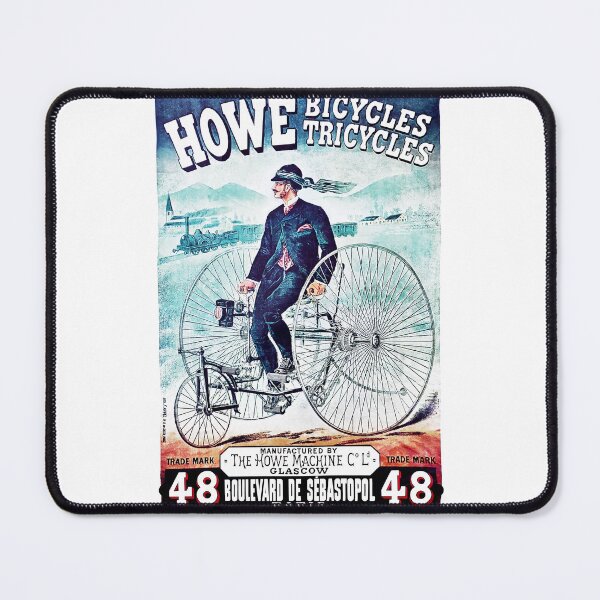 Item preview, Howe Bicycles Tricycles, Vintage Parisien Poster designed and sold by JonDelorme.