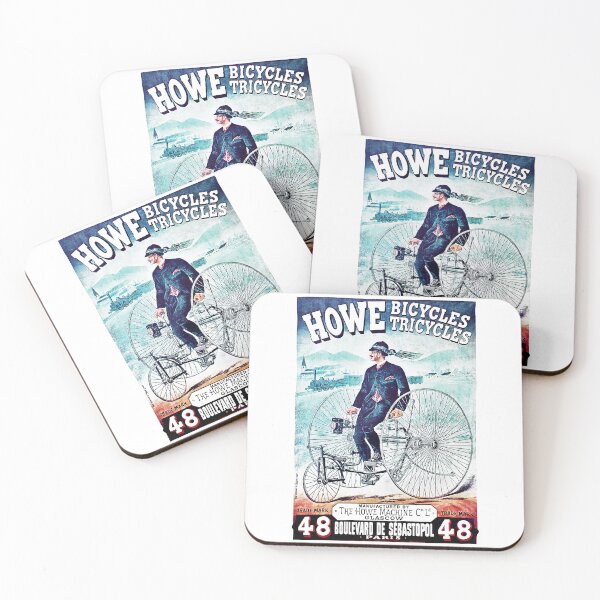 Item preview, Howe Bicycles Tricycles, Vintage Parisien Poster designed and sold by JonDelorme.