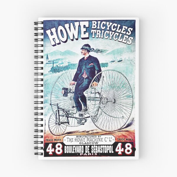 Item preview, Howe Bicycles Tricycles, Vintage Parisien Poster designed and sold by JonDelorme.