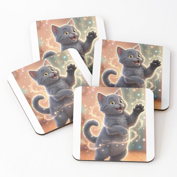 Item preview, Magical Sparkle Gray Kitten   designed and sold by HALYNA070824.