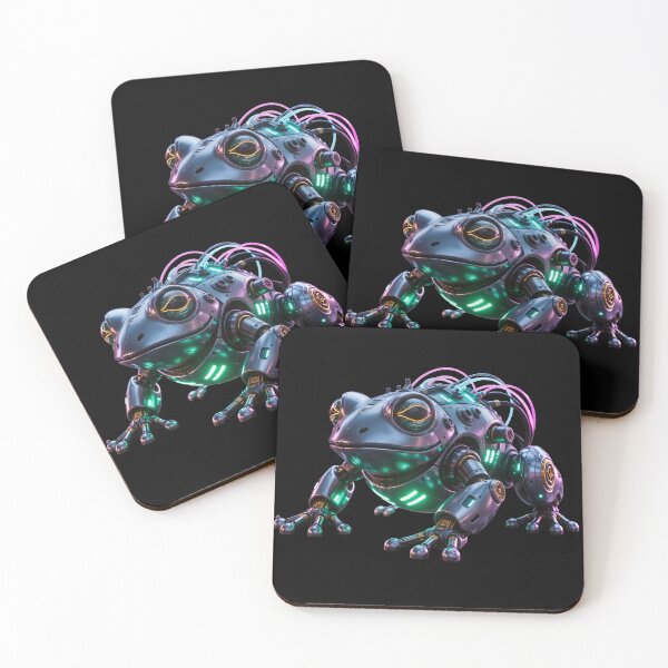 Item preview, Neon Circuit Frog designed and sold by SynthRaccoon.