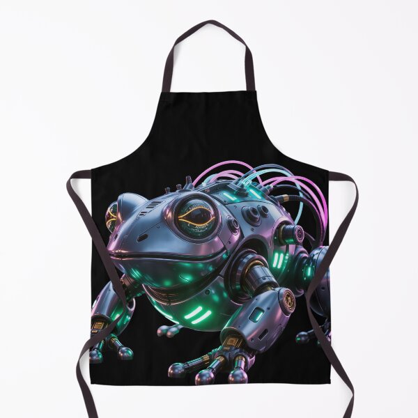 Item preview, Neon Circuit Frog designed and sold by SynthRaccoon.