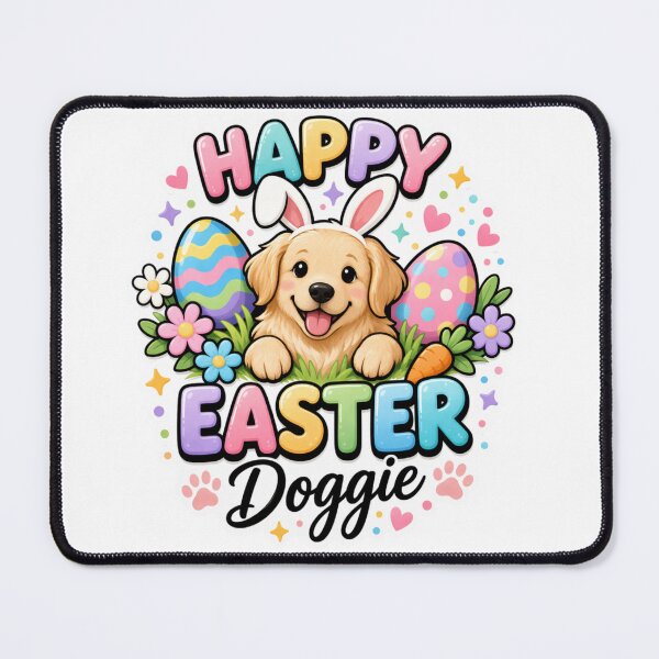 Item preview, Happy Easter Dog Mom Cute Bunny Puppy Pastel Design designed and sold by MoosElkPL.