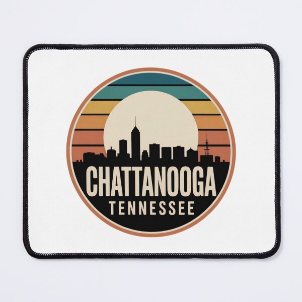 Item preview, Chattanooga Tennessee: Sunset Skyline Large Centered Moon designed and sold by CircinusStore.